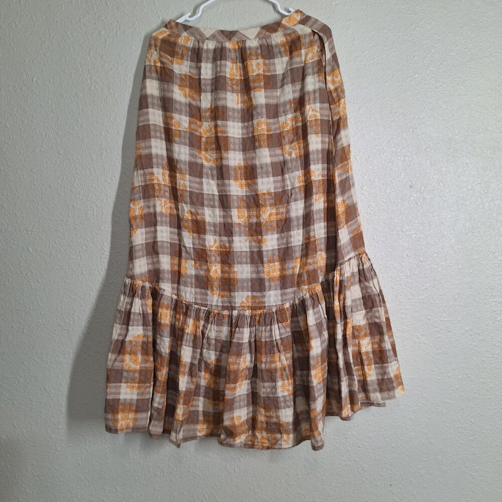 Woman Urban Outfitters Brown Paid Skirts Size S